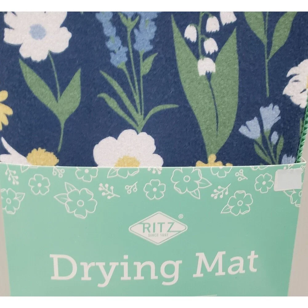 Kitchen Microfiber Dish Drying Mat (14